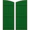 Ekena Millwork Americraft 6-Board (3 Batten) Wood Joined Board-n-Batten Shutters w/Ellipt Top, ARW401BE621X49HGH, PR ARW401BE621X49HGH - alternate 1